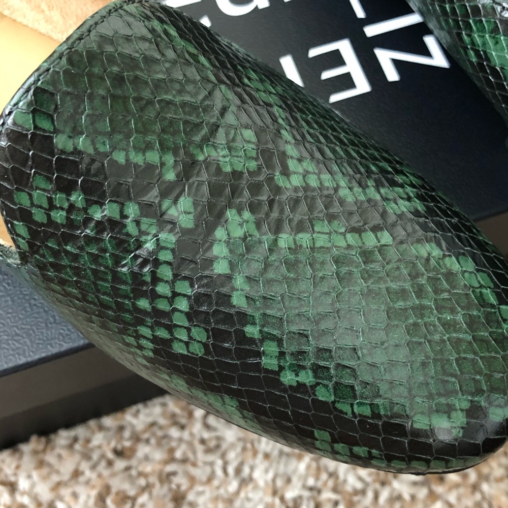 NIB Naturalizer Leather Snake Print Flats - Picture 7 of 10